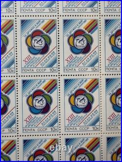 22 USSR Soviet Space Stamp Sheets Apollo Soyuz Vostok FDC MNH Space Collection