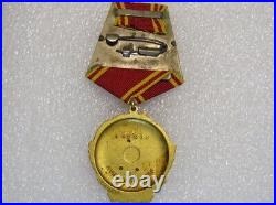 23K Gold Star of the Hero of Socialist Labour USSR Medal + Gold Order of Lenin