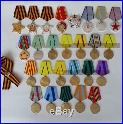 27 Pcs USSR Order WW2 Campaign Soviet Union Badge Pin WWII Symbol Brooche Emblem