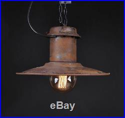 40-50er Alte draußen Industrielampe Loftlampe Fabriklsmpe Hängelampe LOFT LAMP