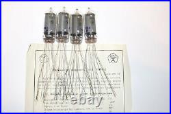 4x IN-8-2 -8-2 NIXIE TUBES FOR CLOCK / SAME DATE IN LOT! / NOS / TESTED