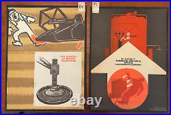 50 Rare Soviet Union era Work Safety Posters Pop Art Cubism original 1965 1973