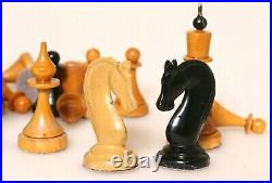 60 s Chess set USSR Soviet Vintage wooden antique elegant Russian