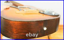7-string acoustic electric guitar Soviet Russian vintage RARE with hard case