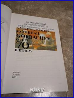 A Millennium Salute On His 70th Birthday Mikhail Gorbachev Signed USSR