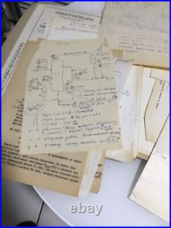 A find in a closed Soviet archive. Drawings. Documentation. A lot of