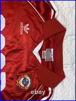 Adidas Soviet Union CCCP 1986 Jersey World Cup Men's Sz L VTG