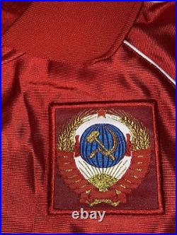 Adidas Soviet Union CCCP 1986 Jersey World Cup Men's Sz L VTG