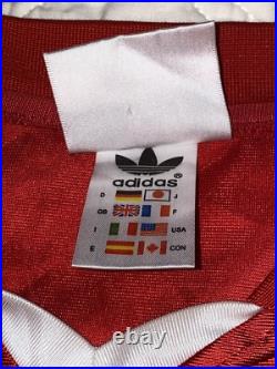 Adidas Soviet Union CCCP 1986 Jersey World Cup Men's Sz L VTG