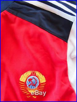 Adidas USSR CCCP vintage Soviet Union Russia track suit 80 olympics uniform rare