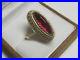 Amazing-Vintage-Soviet-Ring-Sterling-Silver-875-Ruby-Stone-Antique-USSR-Size-8-5-01-ond