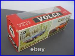 Antique VOLGA Gaz 2402 car model A13 143 made in USSR Soviet Union Original box