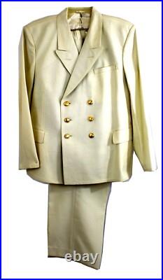 Authentic Vintage 1970th Soviet Union USSR Navy Officer Wool Summer Uniform #16
