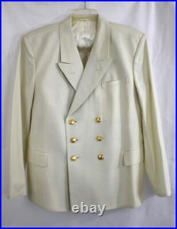 Authentic Vintage 1970th Soviet Union USSR Navy Officer Wool Summer Uniform #16
