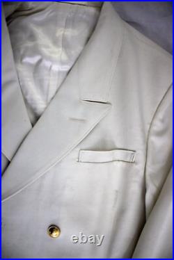 Authentic Vintage 1970th Soviet Union USSR Navy Officer Wool Summer Uniform #16