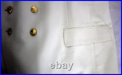 Authentic Vintage 1970th Soviet Union USSR Navy Officer Wool Summer Uniform #16