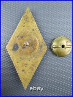 Badge rhombus graduation UML University Marxism Leninism Soviet Union USSR