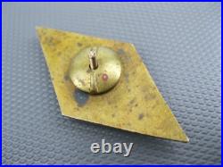 Badge rhombus graduation UML University Marxism Leninism Soviet Union USSR