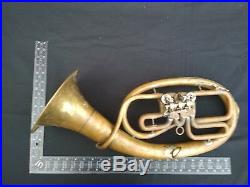 Brass Horn Musical Instrument Vintage Original USSR