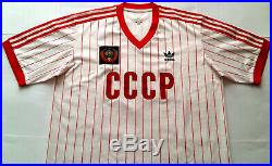 CCCP 1982 USSR SOVIET UNION Adidas Originals Shirt Jersey Maillot 1980s RUSSIA