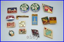 CCCP Soviet Union Communist Cold War Era Enamel Pin Lot 60's 70's Expo Olympics