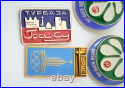 CCCP Soviet Union Communist Cold War Era Enamel Pin Lot 60's 70's Expo Olympics