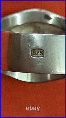 CCCP Soviet union USSR VVS Airforce VDV Airborne paratroopers enamel silver ring