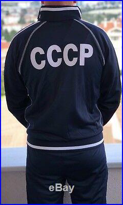 CCCP USSR Adidas vintage Soviet Union Russia track suit mens uniform