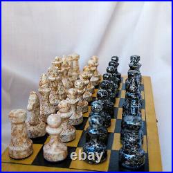 Chess Vintage Ussr Soviet Set Russian Antique Rare Tournament Gypsum Russia Made