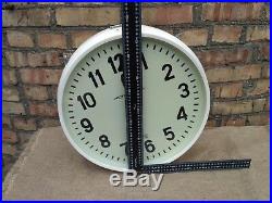 Clock Industrial Pendant Secondary 80s USSR Vintage Double Sided