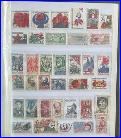 Cold War & Communist World Stamp Collection Album USSR Eastern Bloc and Rogues