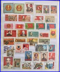 Cold War & Communist World Stamp Collection Album USSR Eastern Bloc and Rogues