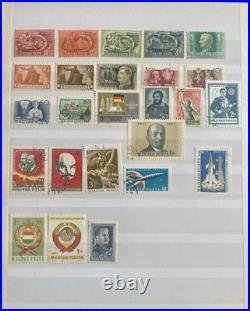 Cold War & Communist World Stamp Collection Album USSR Eastern Bloc and Rogues