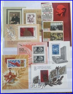 Cold War & Communist World Stamp Collection Album USSR Eastern Bloc and Rogues