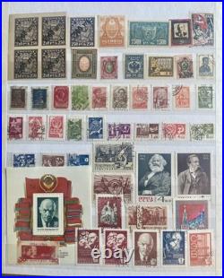Cold War & Communist World Stamp Collection Album USSR Eastern Bloc and Rogues