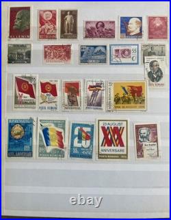 Cold War & Communist World Stamp Collection Album USSR Eastern Bloc and Rogues