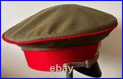 Cold War Era USSR Soviet Union Motorized Rifles Officers Visor Cap