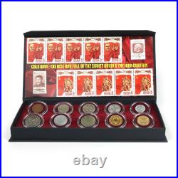 Cold War The Rise & Fall of the Soviet Union and The Iron Curtain (10 Coin Box)