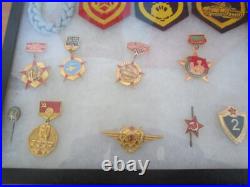 Collection Of Soviet Union Pins and Banners Replica