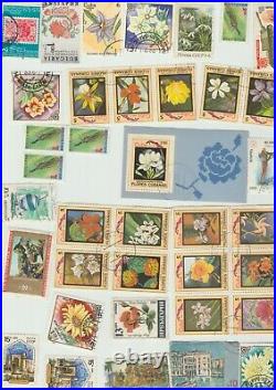 Collection of 1500 Stamps 1970-2000 from USSR, Czech Republic and more