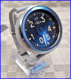 Diver with depth gauge 1987 Army wrist divers G5 Soviet Union USSR Nr. 108