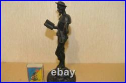 Don Quixote knight USSR russian Cast iron metal statue figurine Vintage 4056u