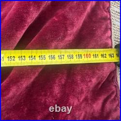 Double Sided Soviet Velvet Banner Flag USSR Lenin Emblem Workers Unite Vintage