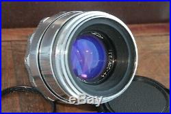 Excellent Rare early Helios 44 2/58 M39 M42 Zenit. 13 blades. Soviet lens