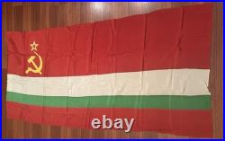Exclusive set 13 big flags of the Soviet republics of the USSR period