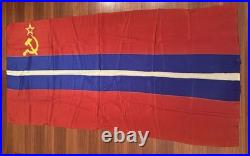 Exclusive set 13 big flags of the Soviet republics of the USSR period