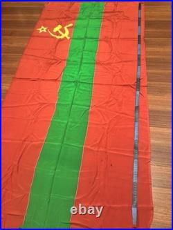 Exclusive set 13 big flags of the Soviet republics of the USSR period