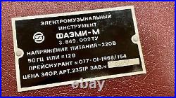 Faemi-m Mini Formanta Rare Vintage Ussr Soviet Analog Synthesizer Polivoks
