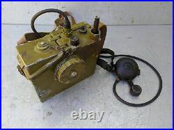 Field Radio Operator Handset Headphone R-126 Vintage Soviet Russian USSR
