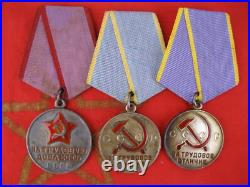 For Labor Valor For Labor Distinction original Silver Medal Soviet Union USSR
